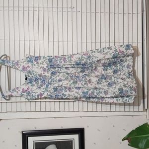 J. Crew Floral Dress - Blue and Pink